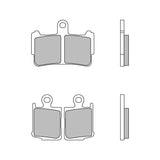 Brembo B-07HO37SA Road (SA) Sintered Front Brake Pad (07HO37.SA)