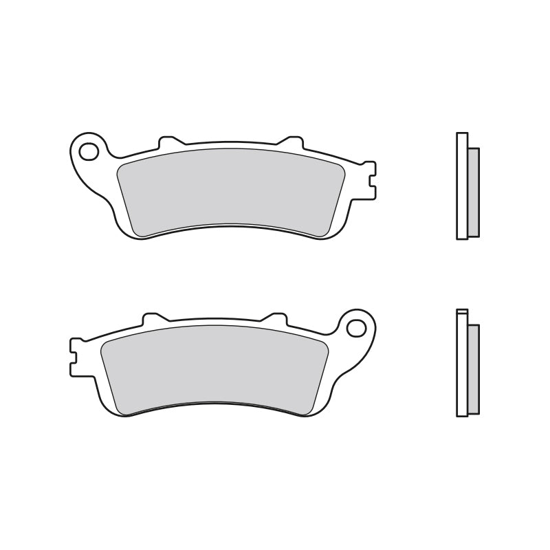 Brembo B-07HO4206 Road (06) Carbon Ceramic Front/Rear Brake Pad (07HO42.06)