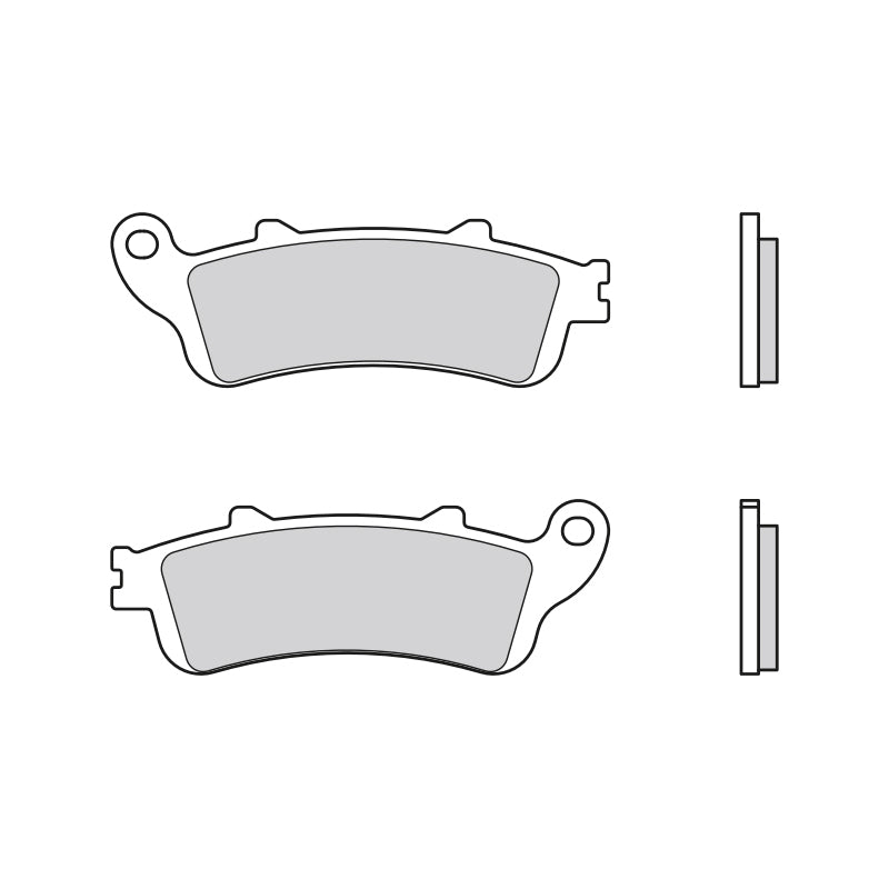 Brembo B-07HO4308 Road (08) Carbon Ceramic Front/Rear Brake Pad (07HO43.08)