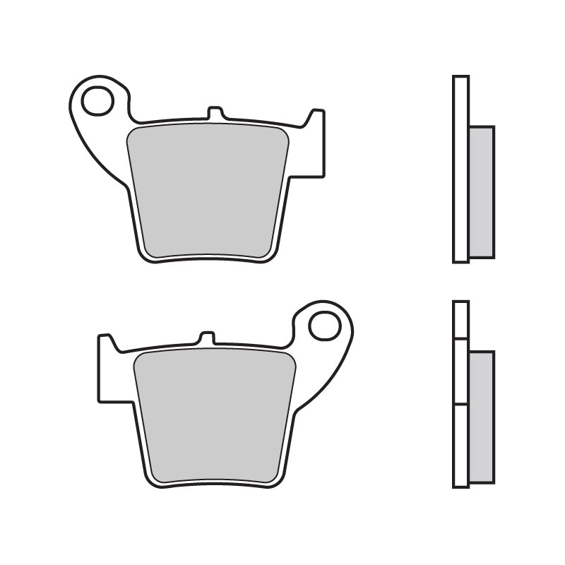 Brembo B-07HO48SD Off Road (SD) Sintered Front/Rear Brake Pad (07HO48.SD)