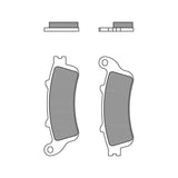 Brembo B-07HO52SP Road (SP) Sintered Rear Brake Pad (07HO52.SP)