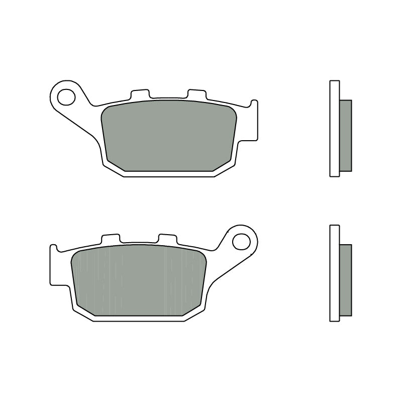 Brembo B-07HO53SP Road (SP) Sintered Rear Brake Pad (07HO53.SP)