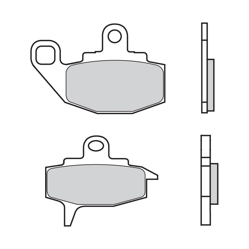 Brembo B-07KA10TT Off Road (TT) Carbon Ceramic Front Brake Pad (07KA10.TT)