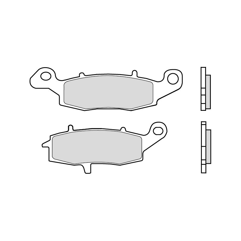 Brembo B-07KA18SP Road (SP) Sintered Rear Brake Pad (07KA18.SP)