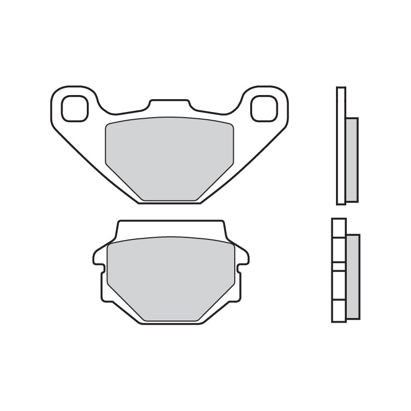 Brembo B-07KS04SD Off Road (SD) Sintered Rear Brake Pad (07KS04.SD)