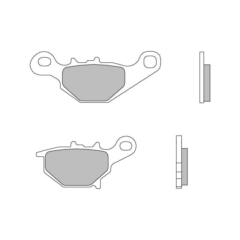 Brembo B-07SU31SD Off Road (SD) Sintered Rear Brake Pad (07SU31.SD)