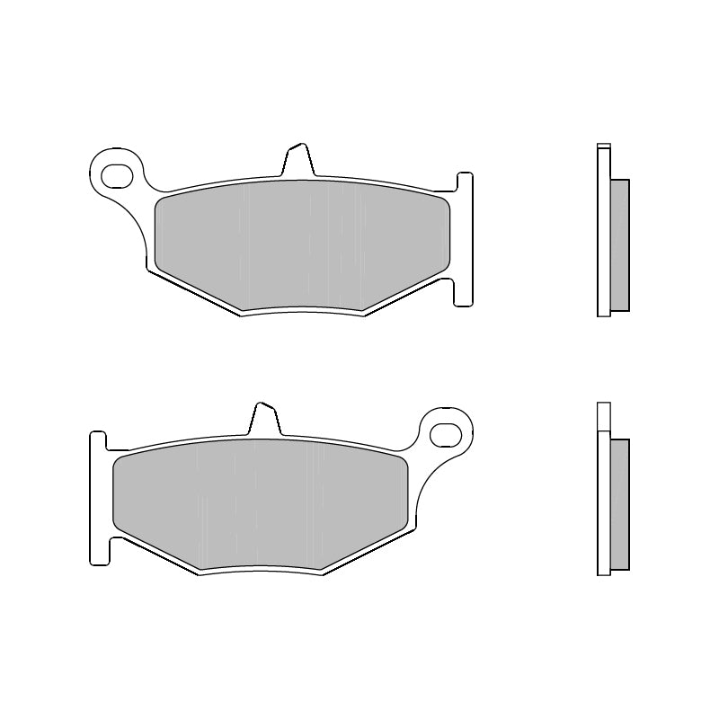 Brembo B-07SU32SP Road (SP) Sintered Rear Brake Pad (07SU32.SP)