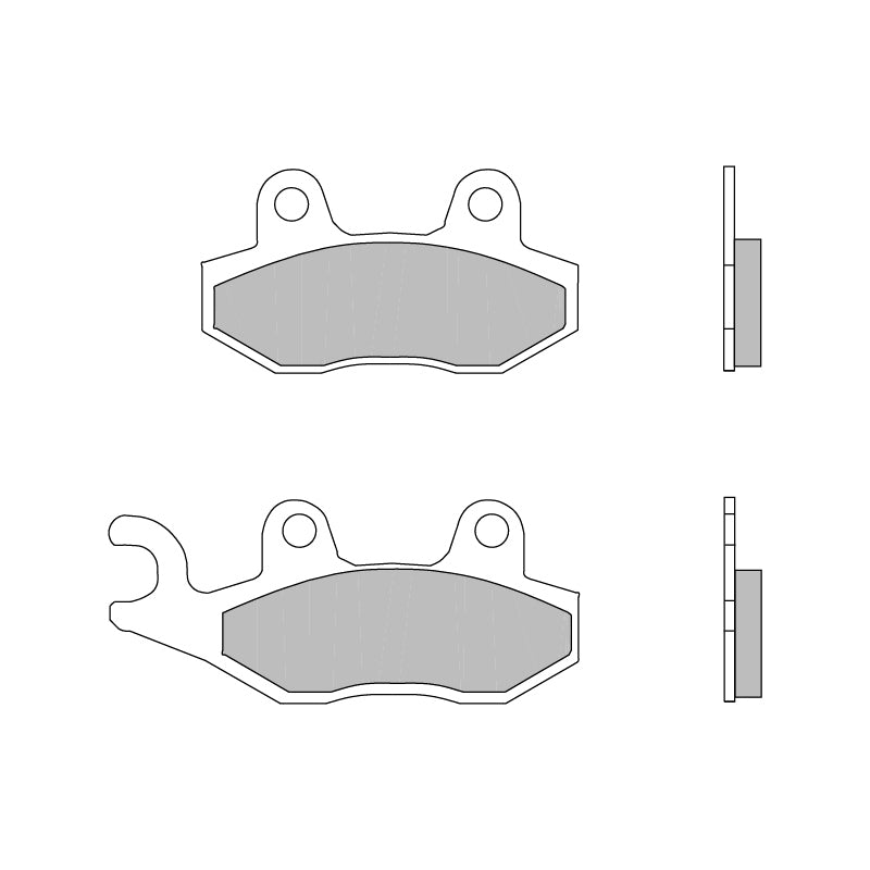 Brembo B-07YA21SA Road (SA) Sintered Front Brake Pad (07YA21.SA)