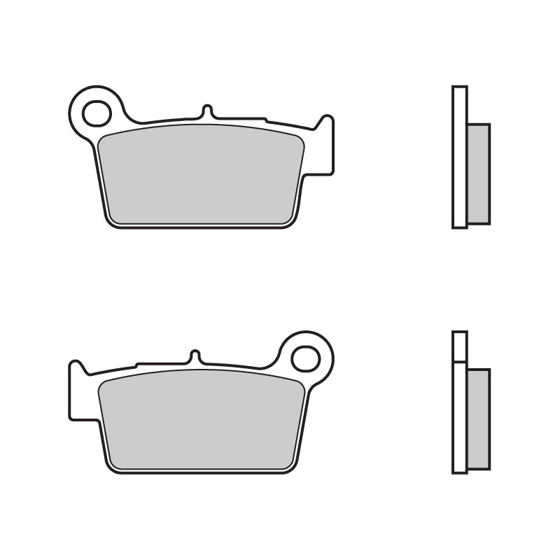 Brembo B-07YA41SD Off Road (SD) Sintered Rear Brake Pad (07YA41.SD)