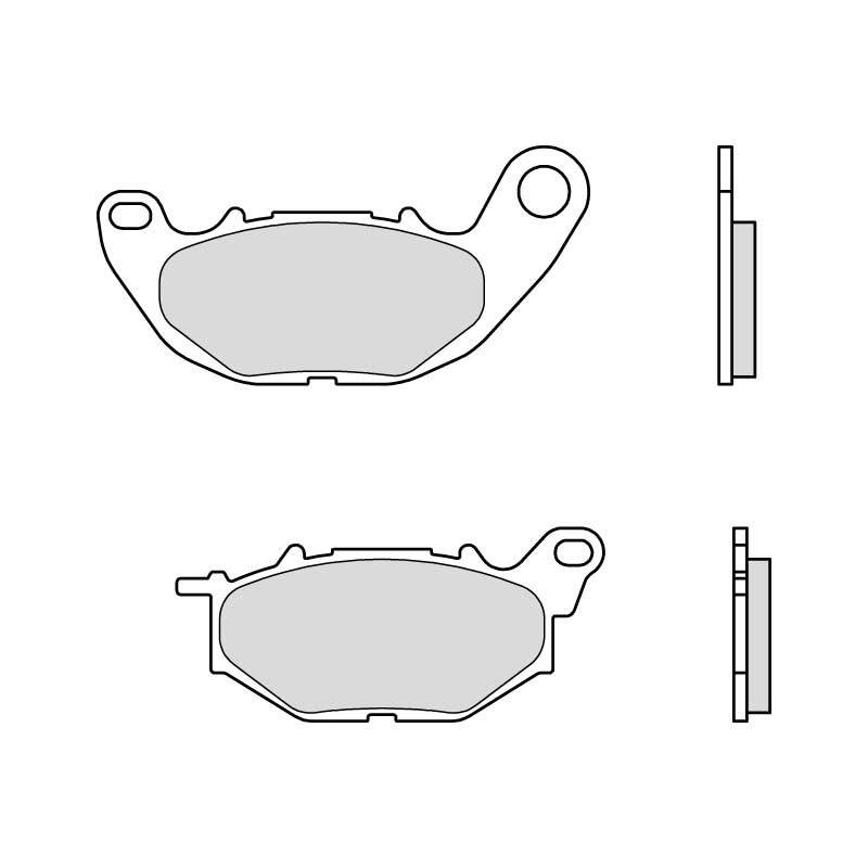 Brembo B-07YA52SA Road (SA) Sintered Front Brake Pad (07YA52.SA)