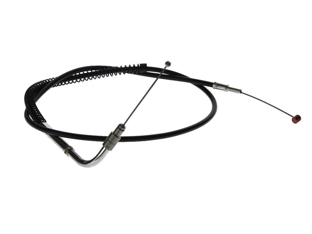 Barnett B-101-30-30025 Black Vinyl 31.5" Long Throttle Cable for Big Twin 96-17