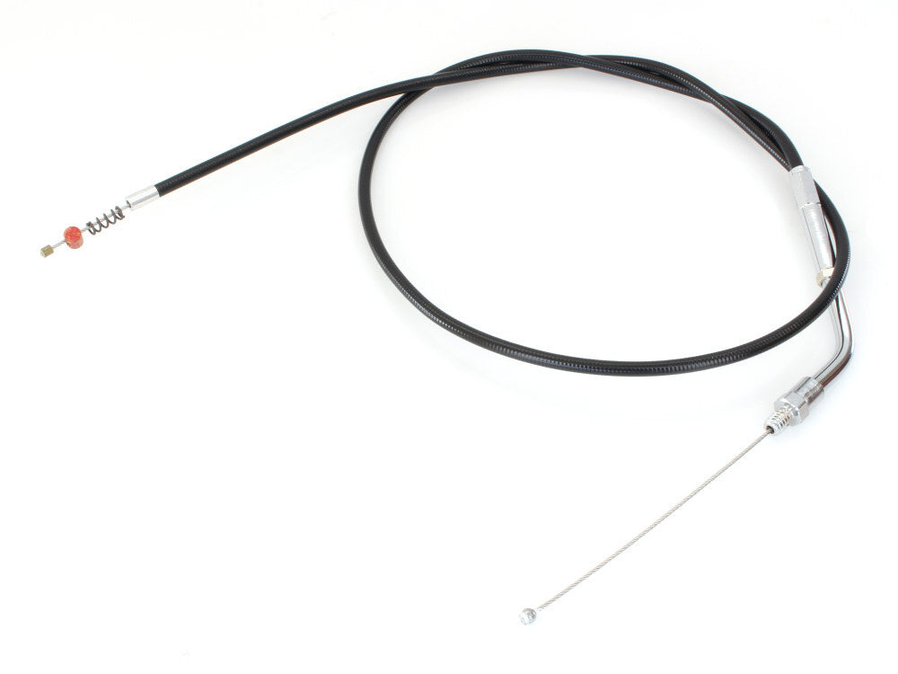 Barnett B-101-30-40005 Black Vinyl 32" Long Idle Cable for Sportster 88-95