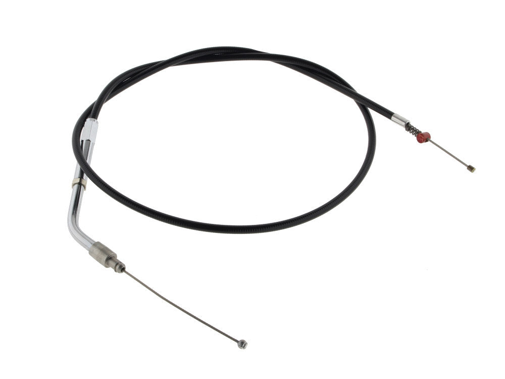 Barnett B-101-30-40021 Black Vinyl 30" Long Idle Cable for Sportster 96-06