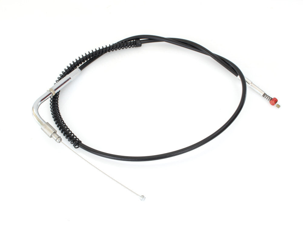 Barnett B-101-30-40025 Black Vinyl 31.5" Long Idle Cable for Big Twin 96-17