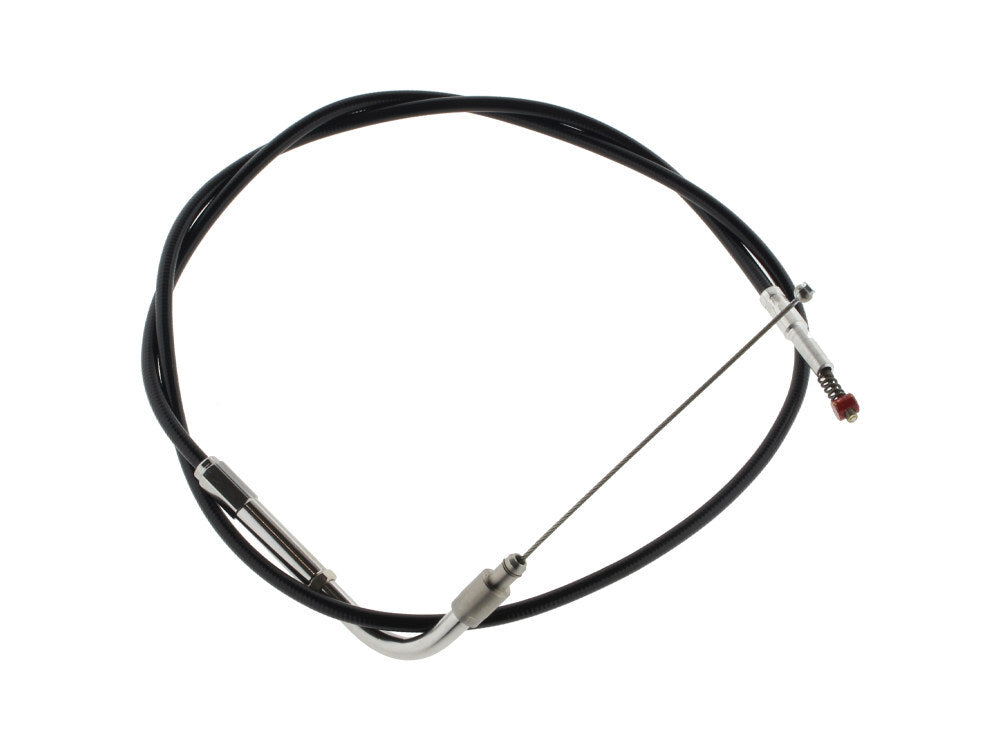 Barnett B-101-30-40048 Black Vinyl 34" Long Idle Cable for Big Twin 96-17