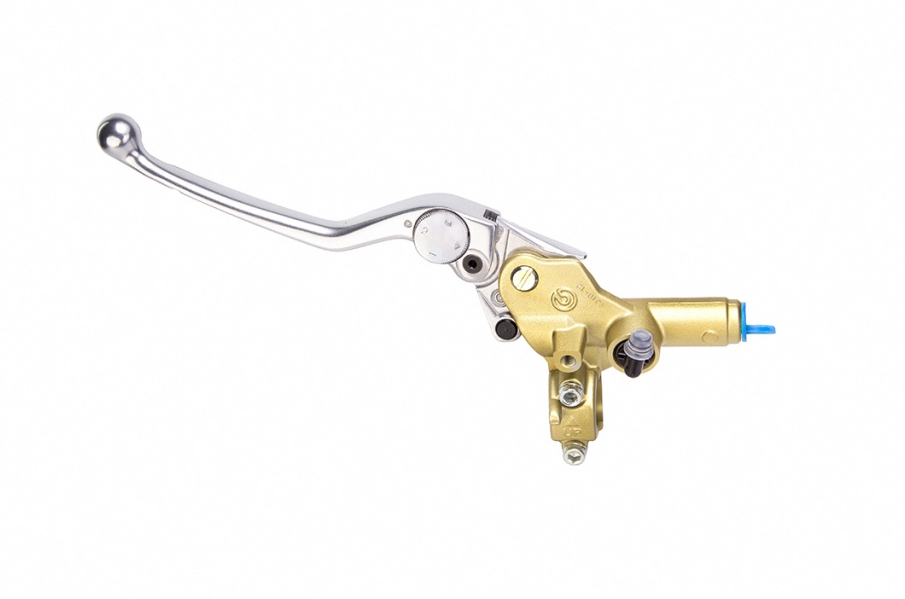 Brembo PSC12/25 Clutch Master Cylinder w/Lever Gold/Silver for most Ducati Models