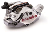 Brembo P4 34 84mm Rear Caliper Kit Nickel for Aprilia/Ducati Models