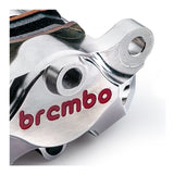 Brembo P4 34 84mm Rear Caliper Kit Nickel for Aprilia/Ducati Models