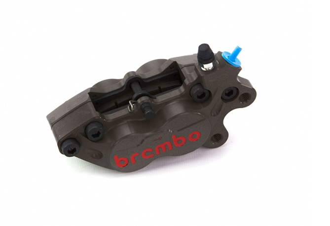 Brembo Front Right P4-30/34 Caliper CNC Hard Anodized for most Ducati/Moto Guzzi Models