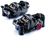 Brembo Set .484 P4 Radial Calipers Left + Right w/Pads (Not Recommended for ABS) Black for most Kawasaki Models