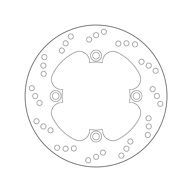 Brembo Serie Oro Fixed Rear Brake Disc for most Honda/Triumph Models