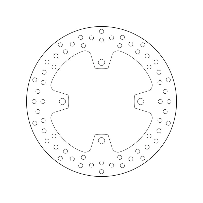 Brembo Serie Oro Fixed Rear Brake Disc for Kawasaki Z 750 R/ABS/Z 1000/SX/ABS/GTR 1400/ZZR 1400/ABS