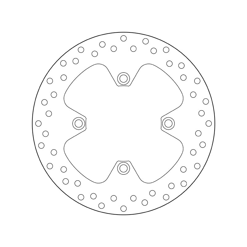 Brembo Serie Oro Fixed Rear Brake Disc for most Triumph Models (exc. Speed Triple R ABS/Sprint ST ABS)