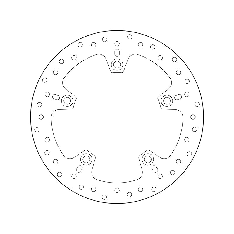 Brembo Serie Oro Fixed Rear Brake Disc for BMW C 400 X/F 650/F 700/F 750/F 800/F 850/S 1000 XR/HP2/K 1200/R 1200/R NINE T Models