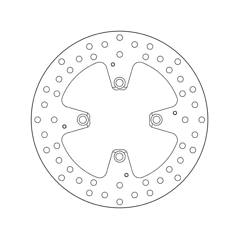 Brembo Serie Oro Fixed Rear Brake Disc for Ducati Panigale/Streetfighter V4/Monster 1200/Multistrada 1200/Multistrada 1260 Enduro