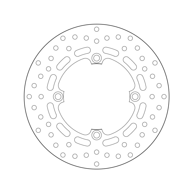 Brembo Serie Oro Fixed Rear Brake Disc for Honda CRF1000 Africa Twin ABS 16>