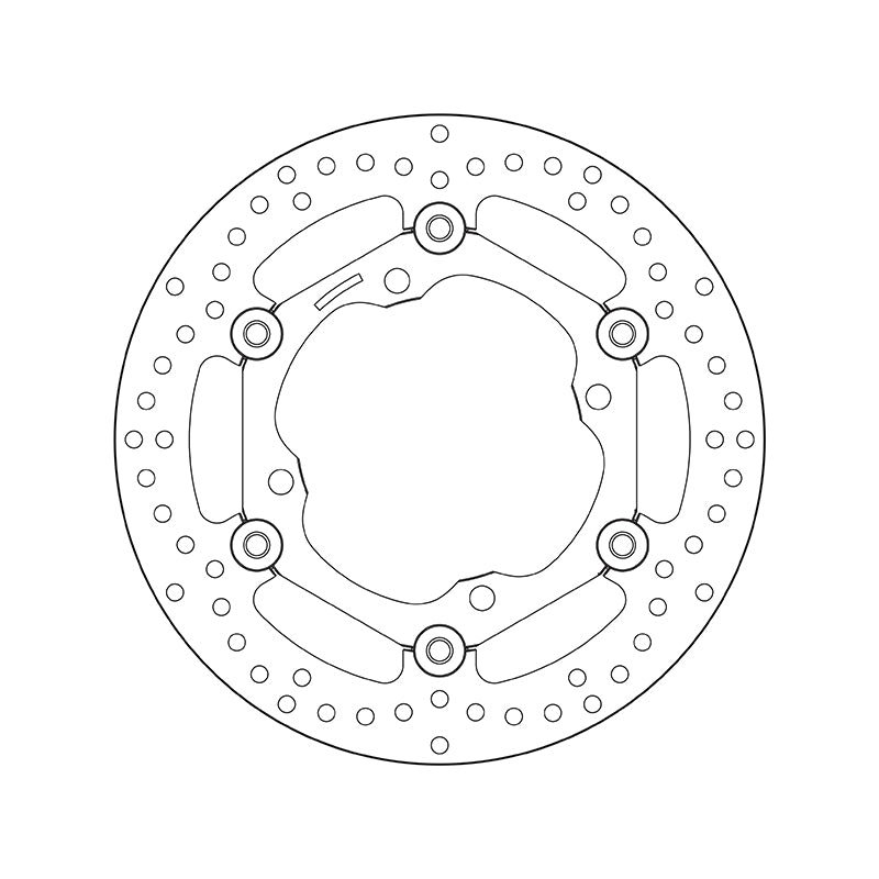 Brembo Serie Oro Floating Front Brake Disc for Kawasaki 250 KX/F/KXE F/450 KLX R/KX F/KXE F