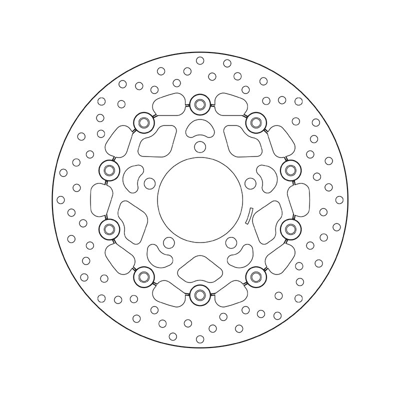 Brembo Serie Oro Floating Front Brake Disc for Kawasaki ZX-6RR/ZX-6R 636 Ninja