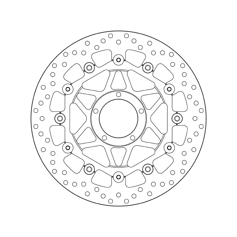 Brembo Serie Oro Floating Front Brake Disc for most Ducati Models