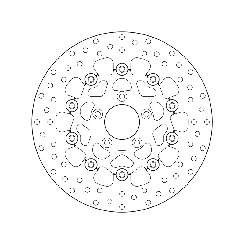 Brembo Serie Oro Floating Front Brake Disc for Harley-Davidson Models