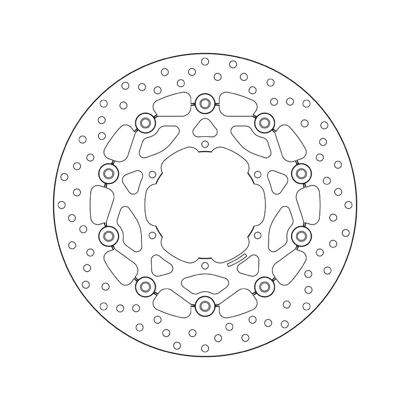 Brembo Serie Oro Floating Front Brake Disc for BMW F 700 GS/F 800 GS/Adventure