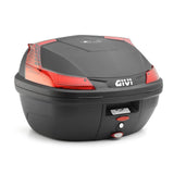 Givi B37N Blade 37L Black/Red Monolock Top Case (includes Universal Plate)