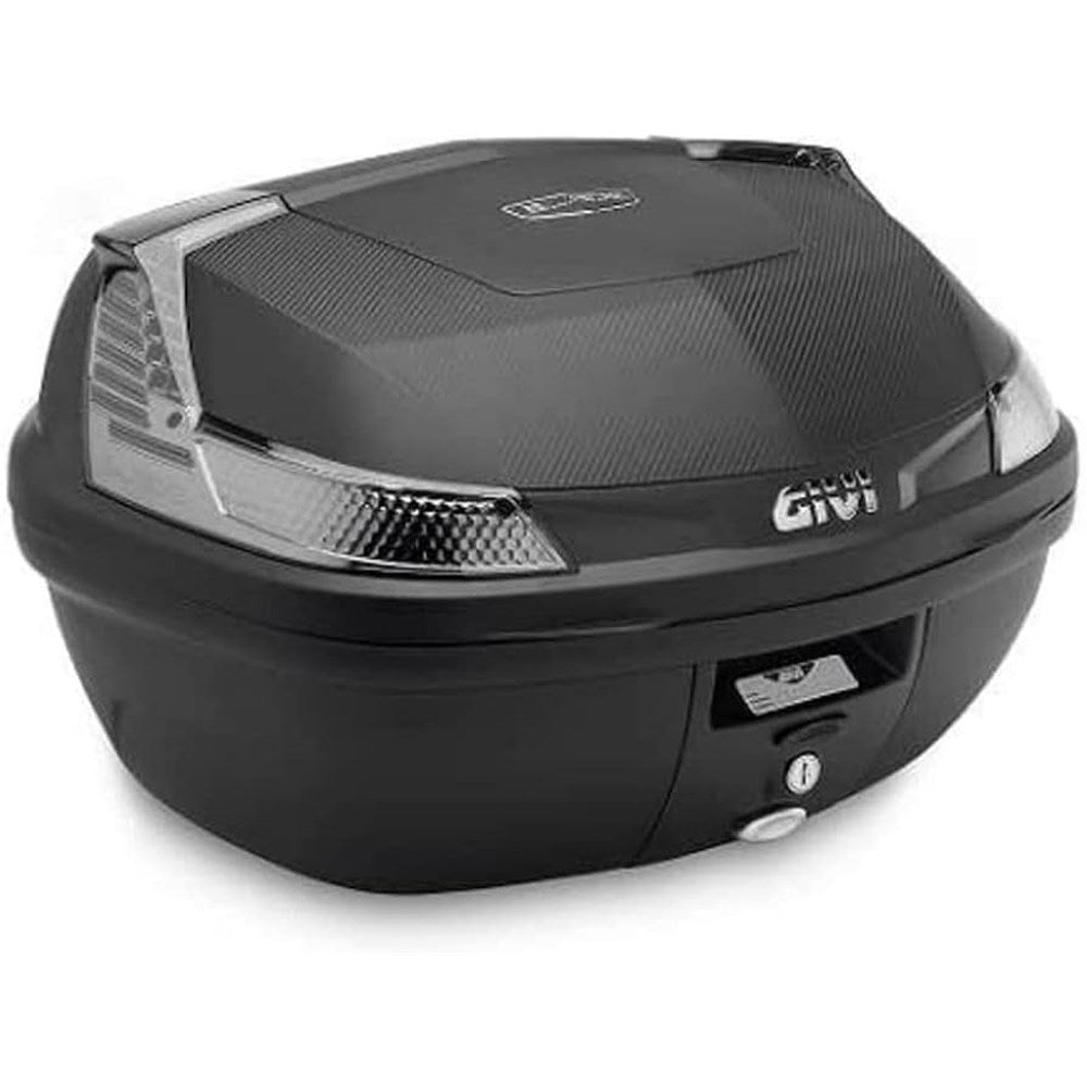 Givi B47NTML Blade Tech 47L Black/Clear Monolock Top Case (includes Universal Plate)