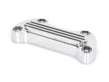 RSS BAI-03-0107O Finned Handlebar Top Clamp Chrome for H-D Big Twin 74-Up/Sportster 74-21