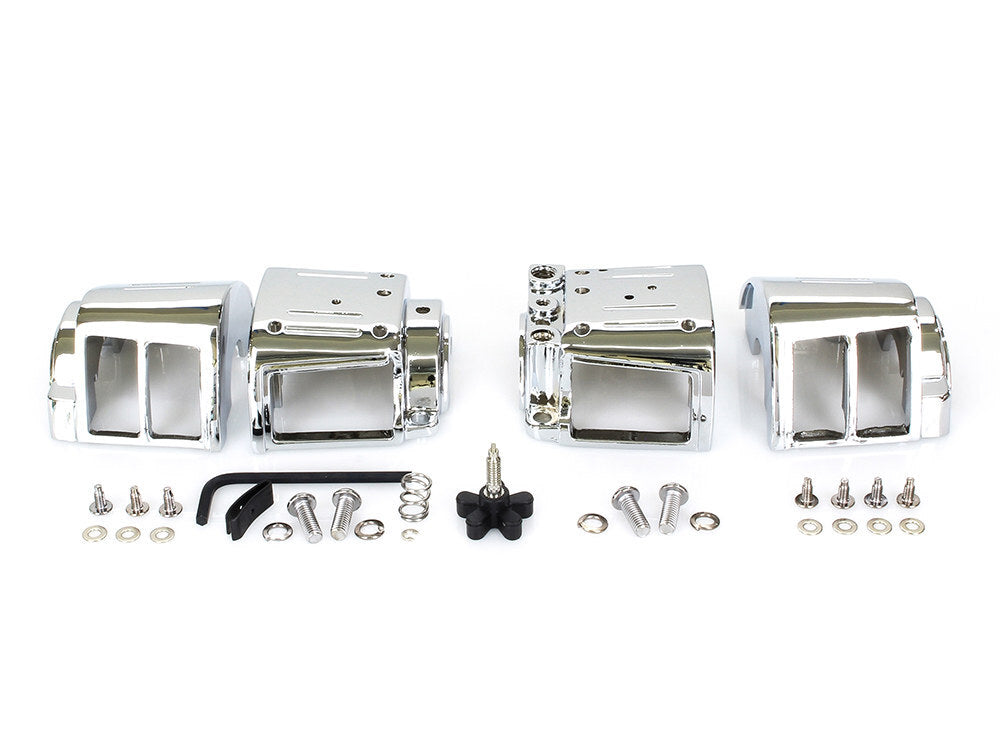 RSS BAI-07-0544-5 Switch Housings Chrome for Big Twin/Sportster 82-95