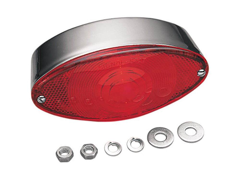 RSS BAI-12-0042E Cats Eye Taillight Chrome