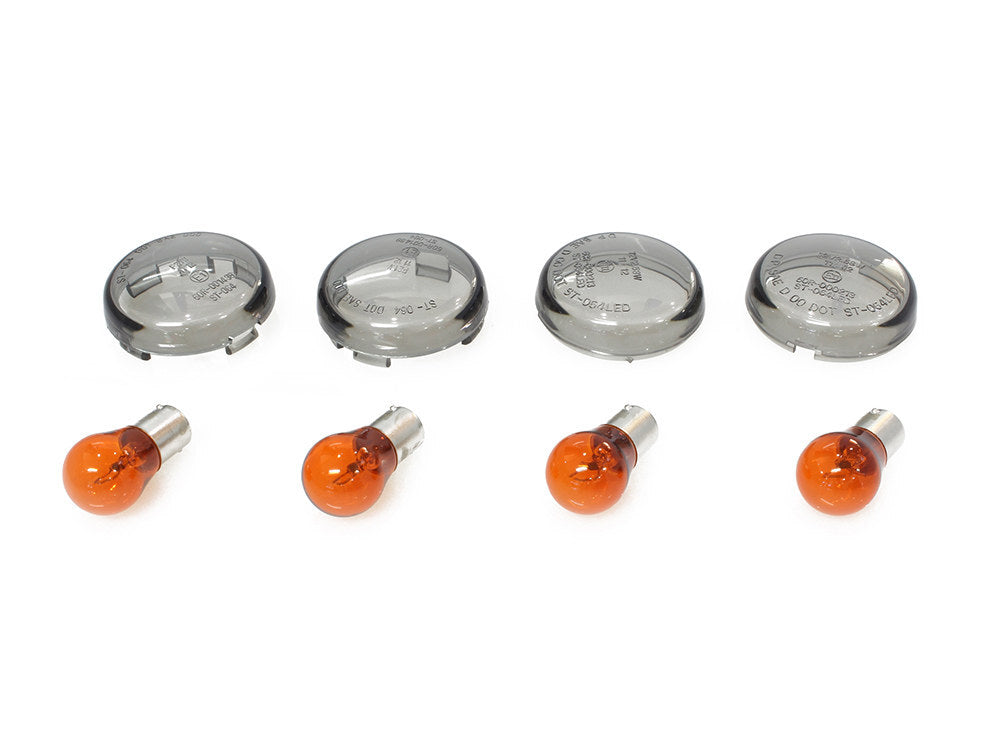 RSS BAI-12-0204ME Smoked Turn Signal Lens Kit for V-Rod 02-17