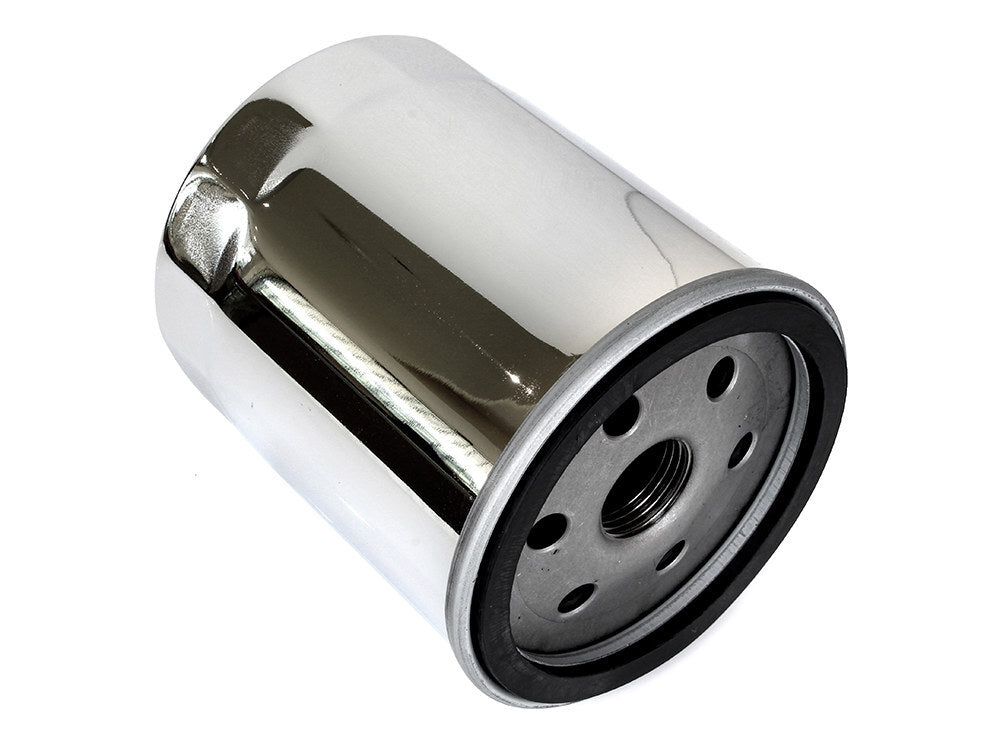 RSS BAI-14-0003 Oil Filter Chrome for Softail 84-98/Sportster 84-Up/FXR/FLT 80-98/Buell 95-02