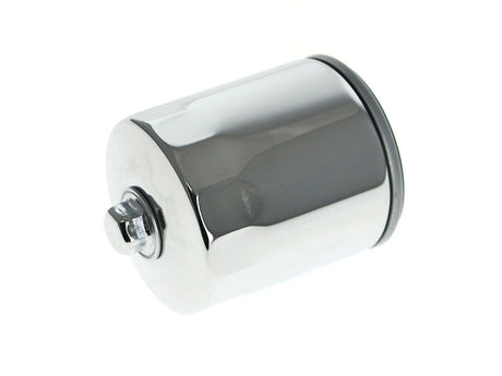 RSS BAI-14-0020HPK Oil Filter w/Hex Nut & Magnetic Ring Chrome for Harley-Davidson Twin Cam 99-17