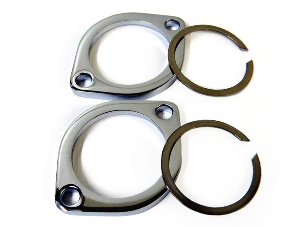 RSS BAI-17-0171 Exhaust Flanges for Softail 84-03 & 18-Up/Dyna 91-02/Sportster 86-01 & 14-21/Touring 85-Up