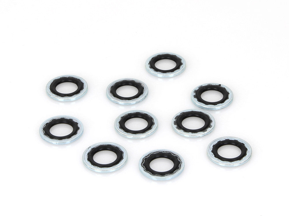 RSS BAI-17-0306 10mm Brake Banjo Washer w/Rubber Sealing Washer (10 Pack)