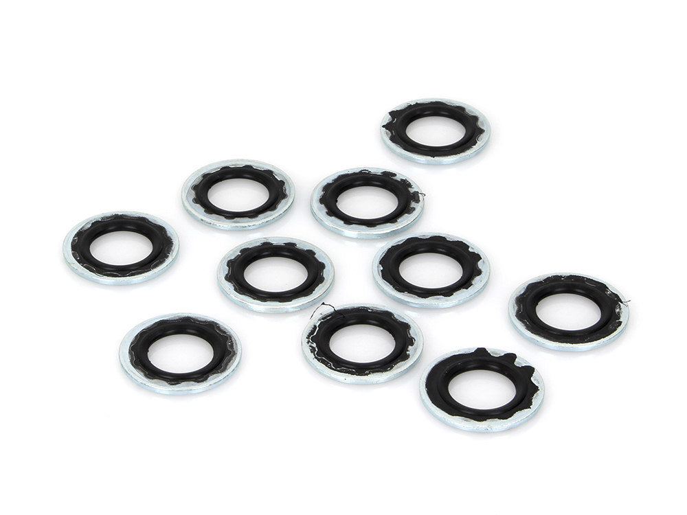 RSS BAI-17-0307 12mm Brake Banjo Washer w/Rubber Sealing Washer (10 Pack)