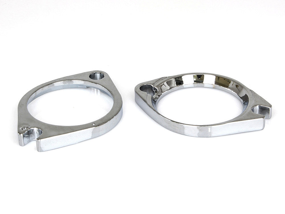 RSS BAI-18-0293 Intake Manifold Flanges Chrome for Big Twin 90-05/Sportster 86-03