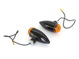 RSS BAI-20-6589SAGBE Mini Stretch Bullet Turn Signal Gloss Black