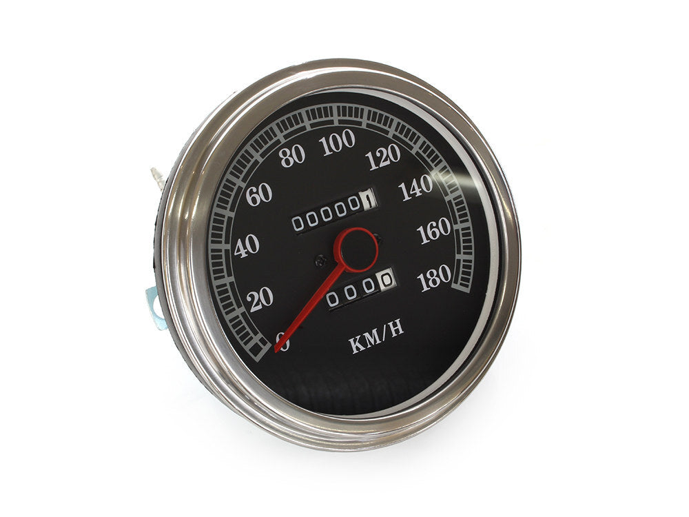 RSS BAI-21-0872A 5" KPH Speedometer for Softail 91-95