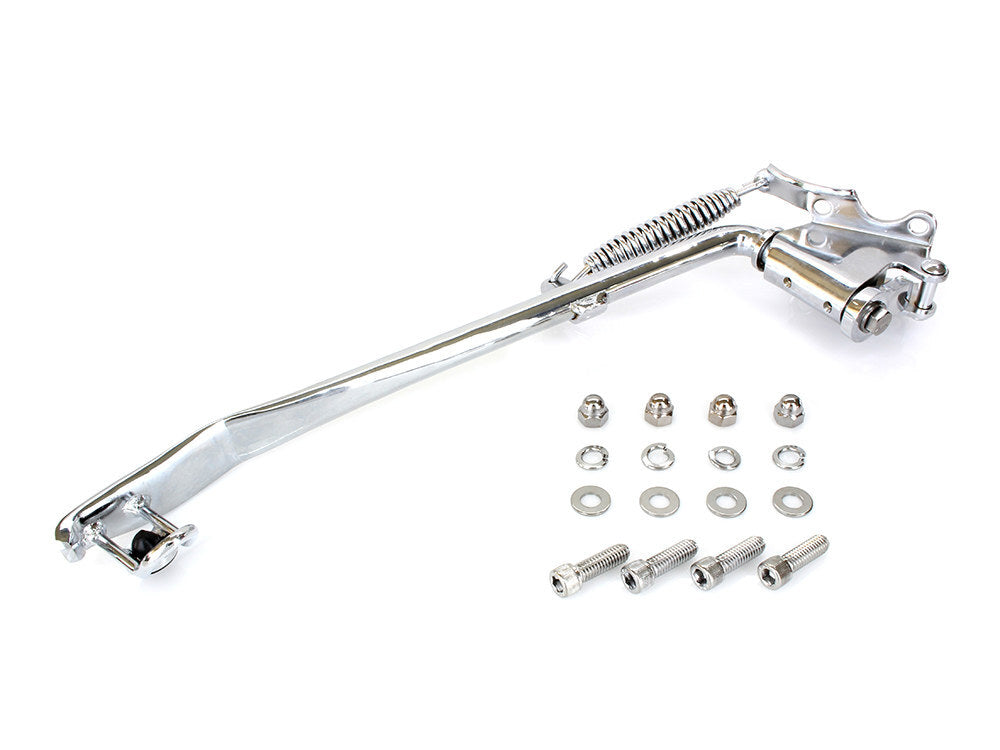 RSS BAI-32-0469 Jiffy Stand Kit Chrome for Softail 89-06 & Retro-Fits Big Twin 36-86 4 Speed